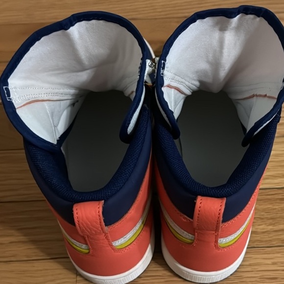 -Wmns Air Jordan 1 High Zip 'Blue Void Citron' - Picture 8 of 9